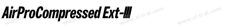 AirProCompressed Ext字体转换